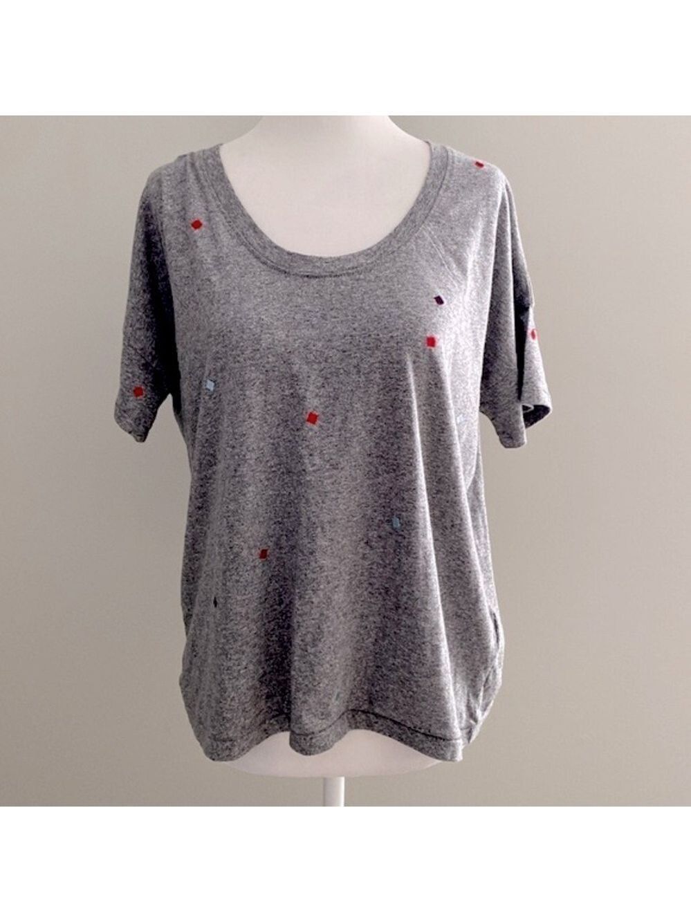Madewell Heather gray oversized T-shirt